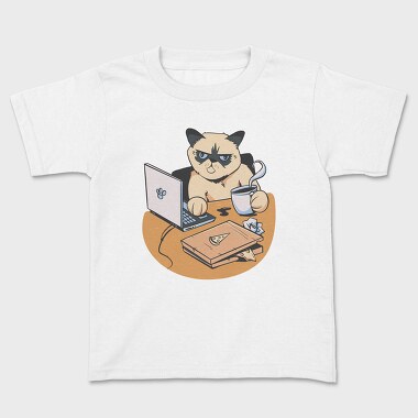 Home Office Grumpy Cat, Tricou Copii