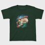 Horse Girl Colorful Hair, Tricou Copii