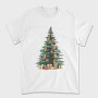 Hot Dog Christmas Tree, Tricou Barbati (Unisex)