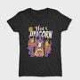 Hot Unicorn Cartoon, Tricou Femei