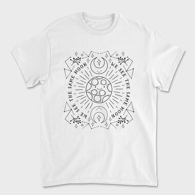 We See The Same Moon Phases Tote, Tricou Barbati (Unisex)