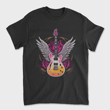 Winged Guitar Rock, Tricou Barbati (Unisex)