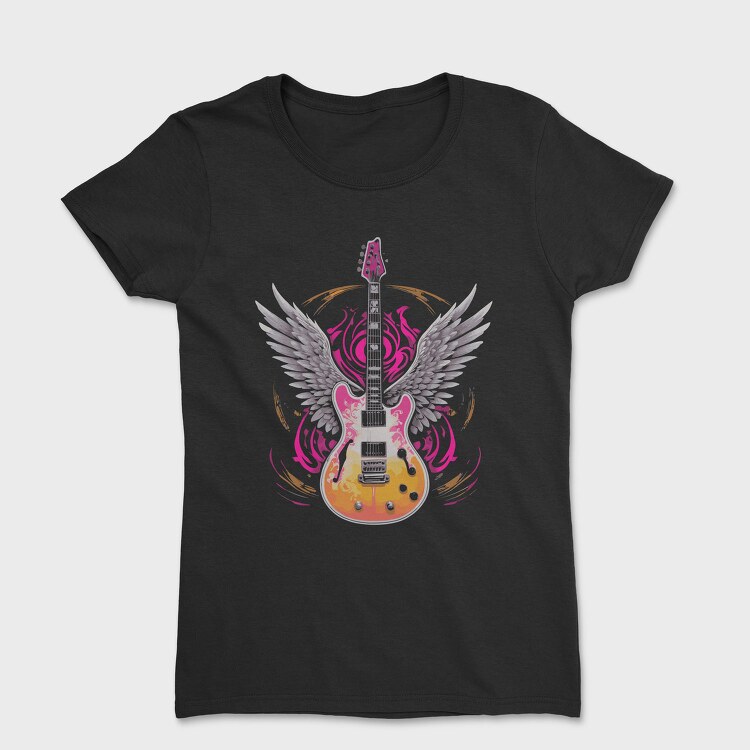 Winged Guitar Rock, Tricou Femei