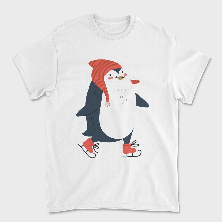 Penguin Skate Fest, Tricou Barbati (Unisex)