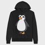 Penguin Smile, Hanorac Oversize Barbati (Unisex)