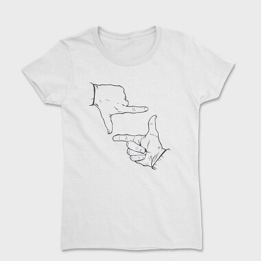 Photographic Hands Photo, Tricou Femei