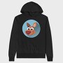 Scooby Smiley, Hanorac Oversize Barbati (Unisex)