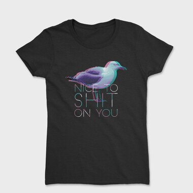 Seagull Bird Animal Funny, Tricou Femei
