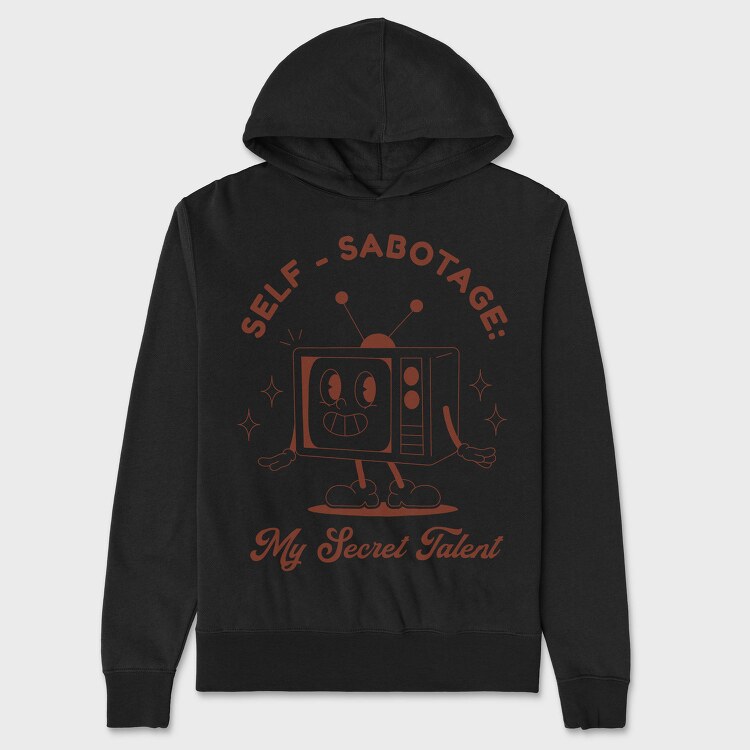 Self Sabotage Television, Hanorac Oversize Barbati (Unisex)