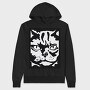 Serious Cat Cat Obey, Hanorac Oversize Barbati (Unisex)