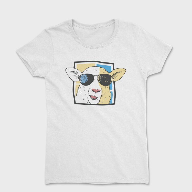 Sheep With Sunglasses, Tricou Femei