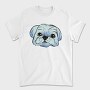 Shih Tzu Dog Portrait, Tricou Barbati (Unisex)