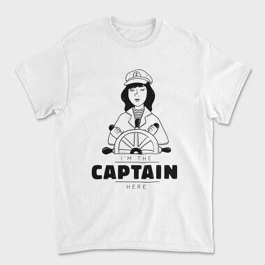 Ship Captain, Tricou Barbati (Unisex)