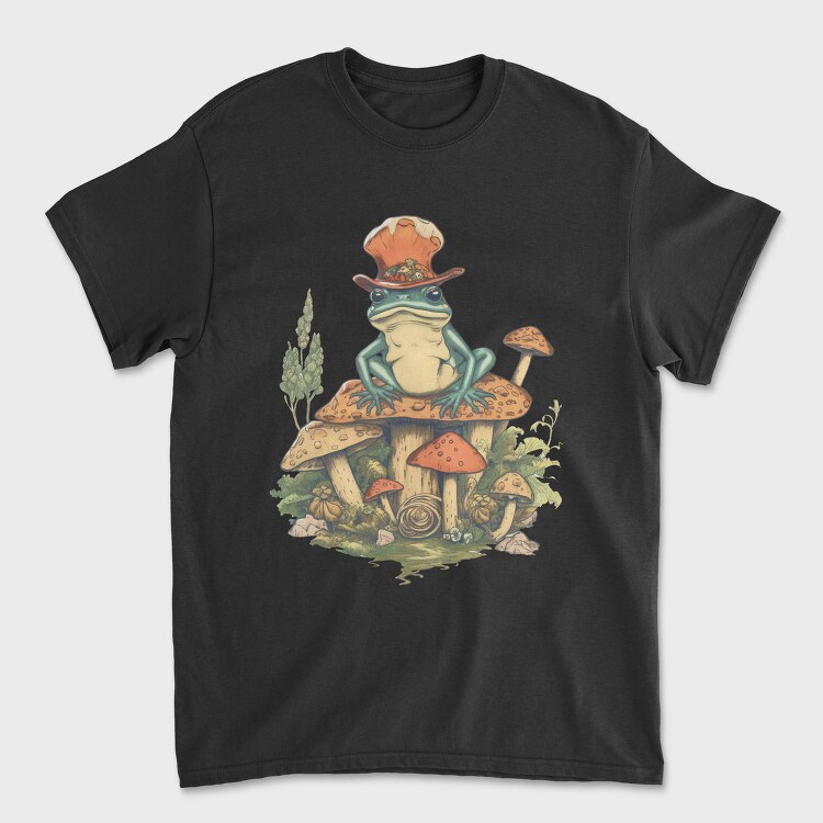 Magical Frog Magician, Tricou Barbati (Unisex)