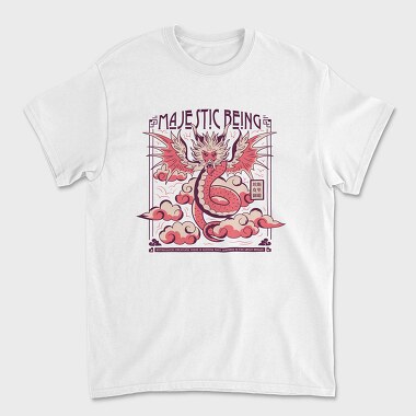 Majestic Dragon In The Clouds, Tricou Barbati (Unisex)