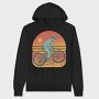 Man In Mountain Bike, Hanorac Oversize Barbati (Unisex)