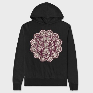 Mandala Jaguar, Hanorac Oversize Barbati (Unisex)