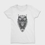 Mandala Owl Illustration 001, Tricou Femei