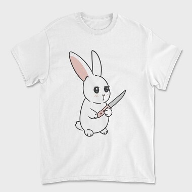 Menacing Psycho Bunny, Tricou Barbati (Unisex)