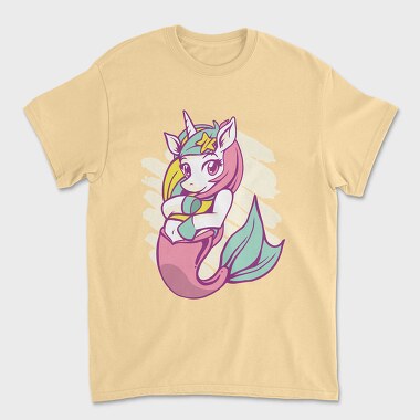 Mermaid Unicorn Sea Corn, Tricou Barbati (Unisex)