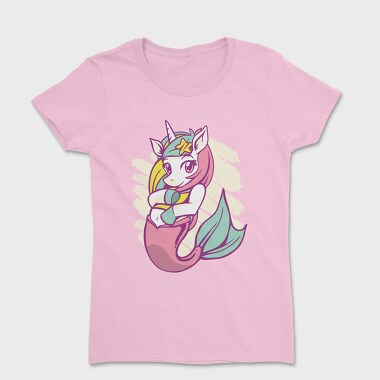 Mermaid Unicorn Sea Corn, Tricou Femei