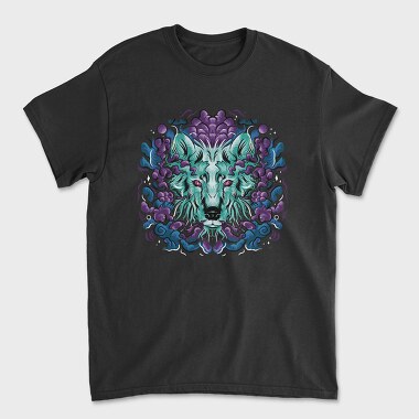 Wolf Animal Fantasy Galaxy, Tricou Barbati (Unisex)