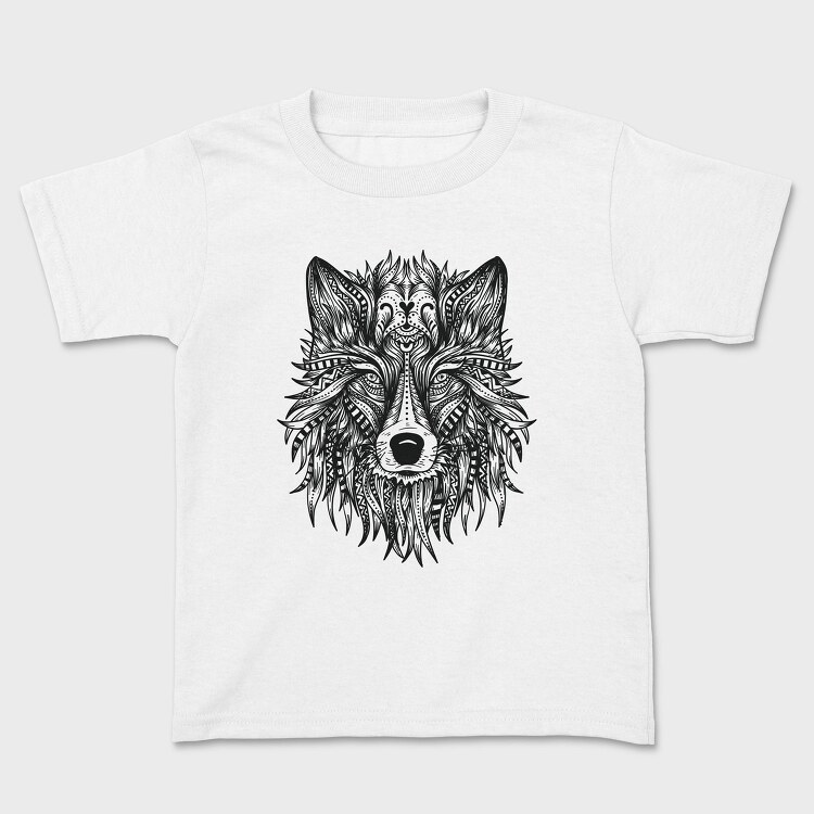 Wolf Head 001, Tricou Copii