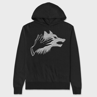 Wolf Shadow, Hanorac Oversize Barbati (Unisex)