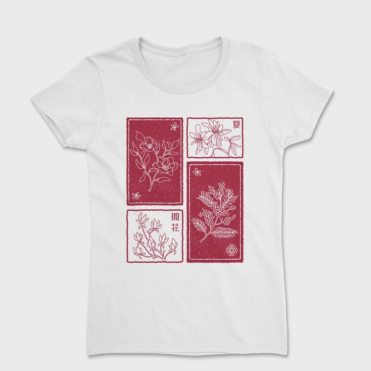 Simple Sakura Flowers 06, Tricou Femei