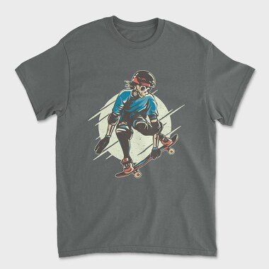 Skater Skeleton Character, Tricou Barbati (Unisex)