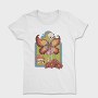 Skeleton And Flowers Skull Fairy, Tricou Femei