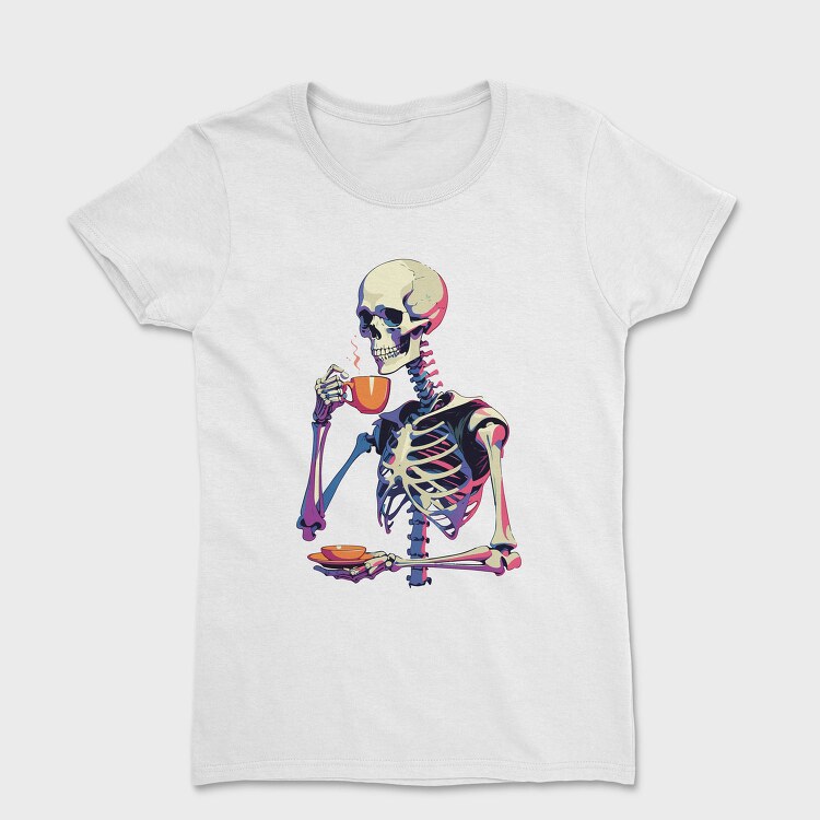 Skeleton Tea Coffee, Tricou Femei