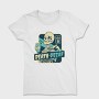 Skeleton With Caffeine Drink Death Coffee, Tricou Femei