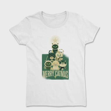 Merry Catmas Christmas, Tricou Femei