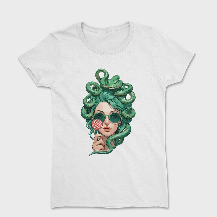 Modern Medusa With Sunglasses, Tricou Femei