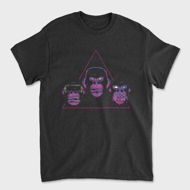 Monkey Heads, Tricou Barbati (Unisex)