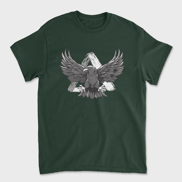 Monochrome Eagle Bird Flight, Tricou Barbati (Unisex)