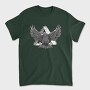 Monochrome Eagle Bird Flight, Tricou Barbati (Unisex)