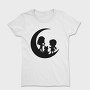 Moon Kids Silhouette In The Moon, Tricou Femei
