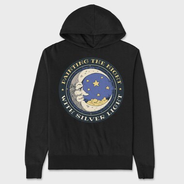 Moon Painting Whimsigoth, Hanorac Oversize Barbati (Unisex)