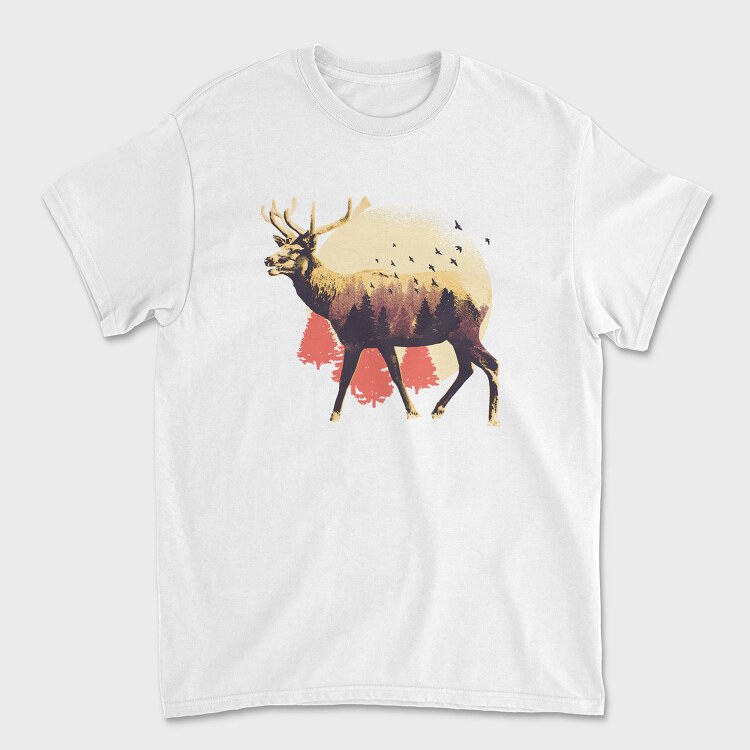 Moose, Tricou Barbati (Unisex)