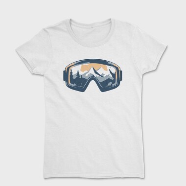 Skiing Goggles, Tricou Femei