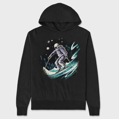 Skiing Snow Sport Night Ski, Hanorac Oversize Barbati (Unisex)