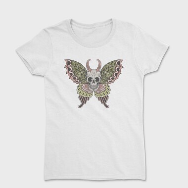Skull Moth Wings, Tricou Femei