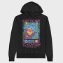Sky Gaze Girl Maximalism, Hanorac Oversize Barbati (Unisex)
