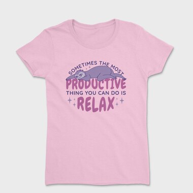 Sloth Animal Anime Sleeping, Tricou Femei