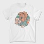 Sloth Animal With Beer Cartoon, Tricou Barbati (Unisex)