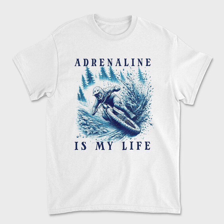 Mountain Bike Sport, Tricou Barbati (Unisex)