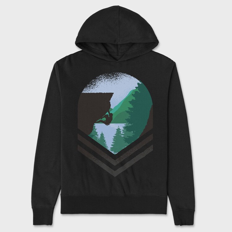 Mountain Climber Nature Bay Climber, Hanorac Oversize Barbati (Unisex)