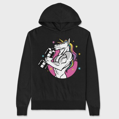 Muscular Unicorn Fit, Hanorac Oversize Barbati (Unisex)